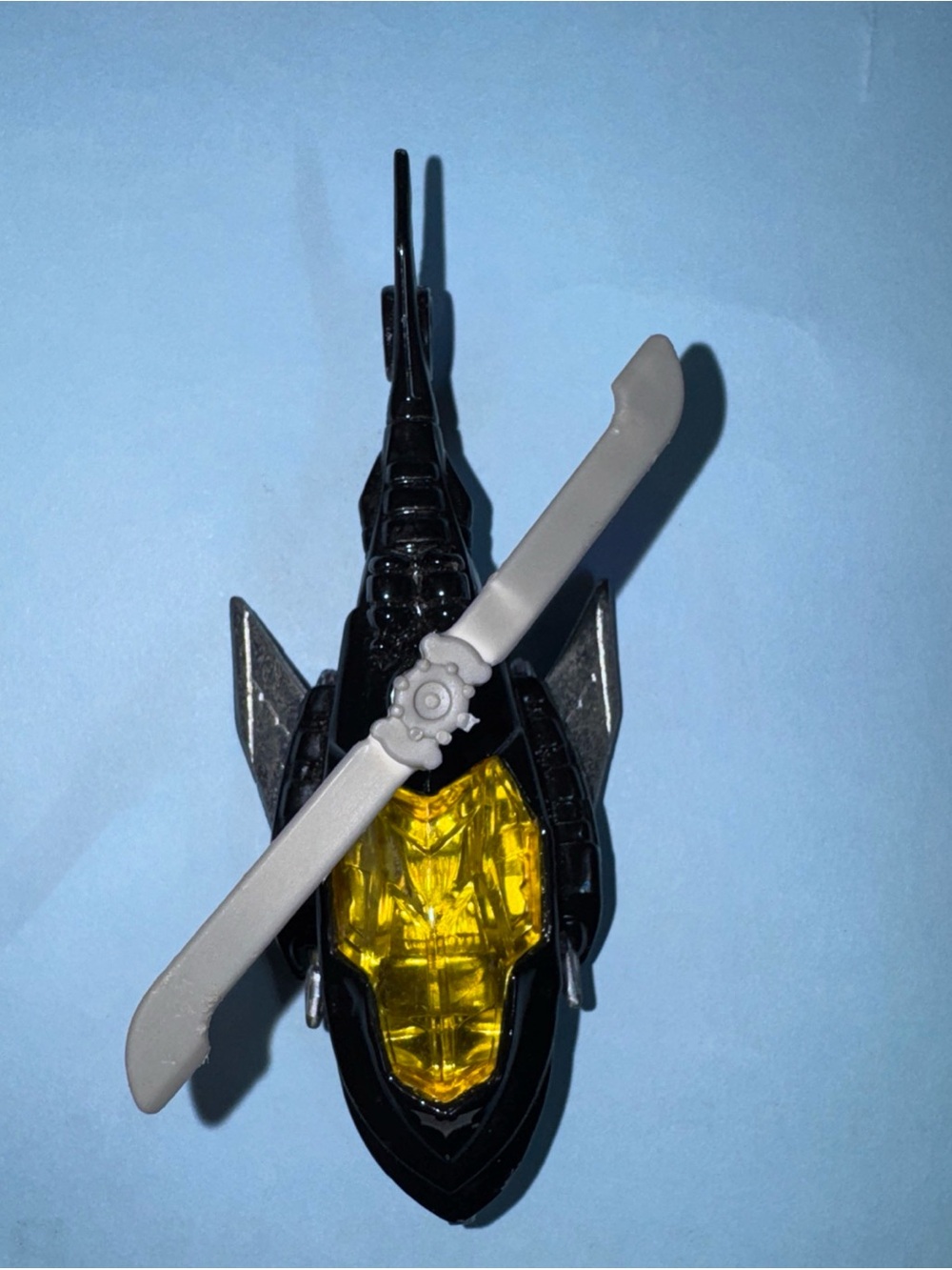 2015 Hot Wheels BATCOPTER Black from DC Batman 5 Pack Loose Yellow Windshield